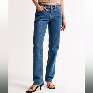 Abercrombie Mid Rise 90s Straight Jean